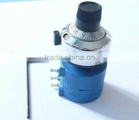 15 turns potentiometer dial