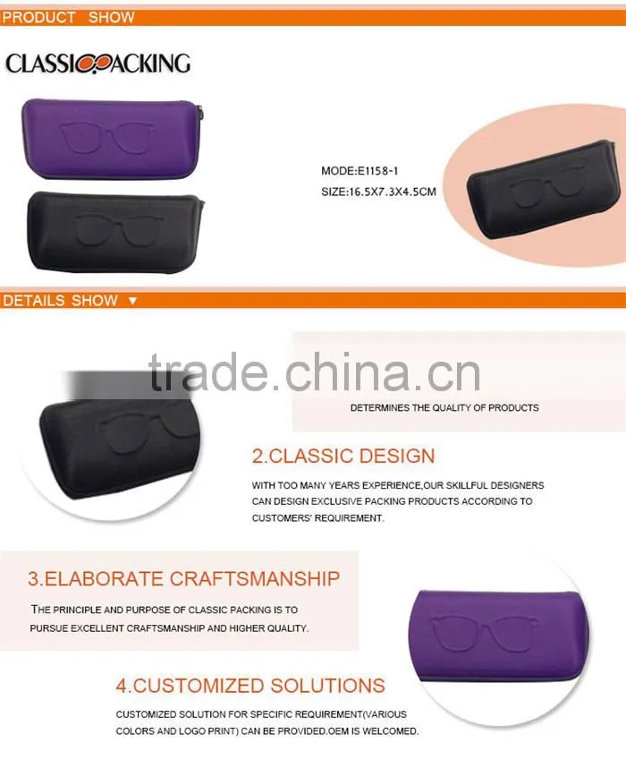 Folding Newest product Silver Eva Zipper Box