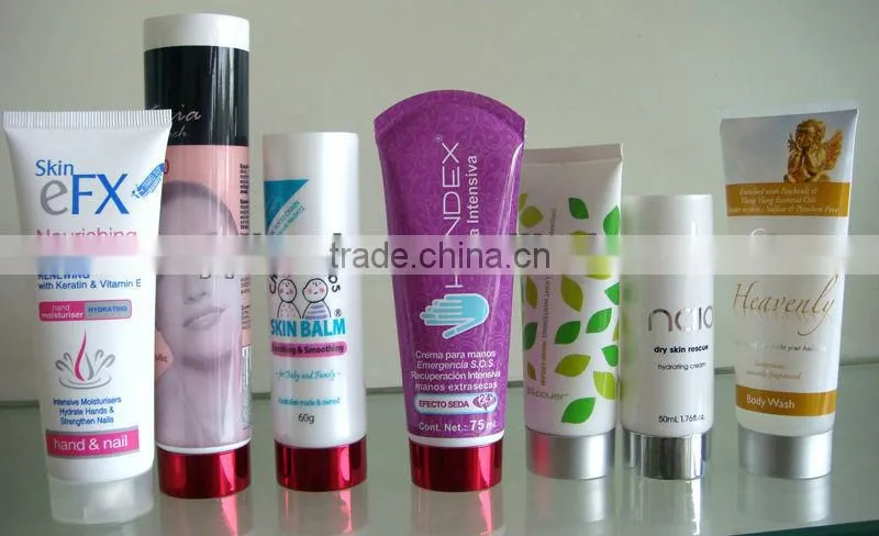 plastic tube for cosmetics ,foil hot stamping cosmetic tube