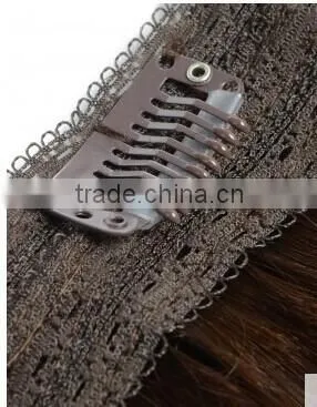 Superme one piece 100% remy human hair clip in hair extensions