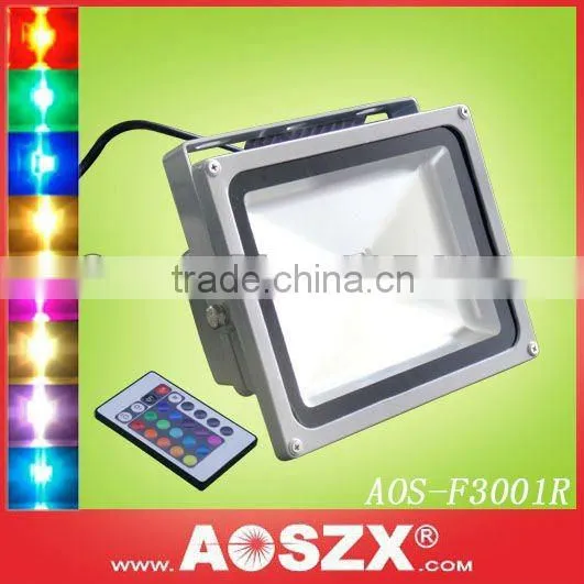 HOT Sale! Outdoor DC 12V 24V 30W batteried power IP65 12 volt led flood light