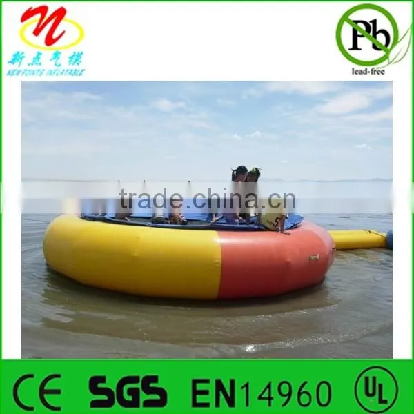 Inflatable water bouncer inflatable water trampoline