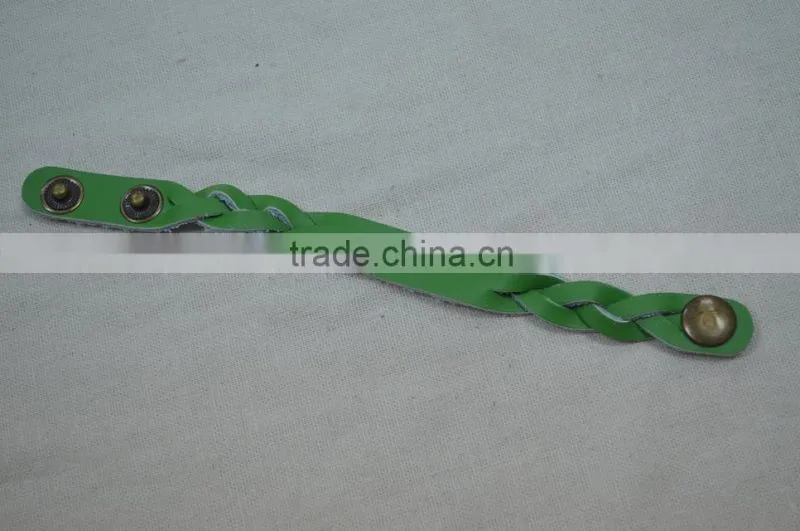 Wholesale Multi Stripped Genuine Leather Bracelets
