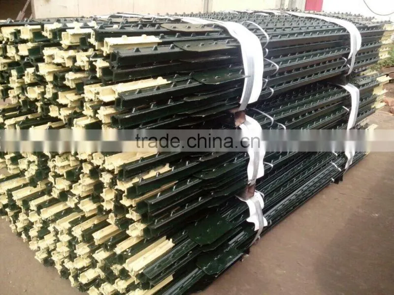 Hot sales heavy duty Green painted T post