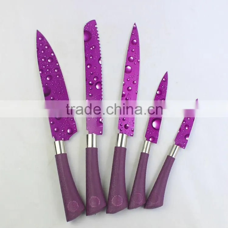 Non-stick printing knife set
