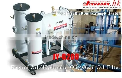 JY-G200 Highly cost-effective industrial oil decontamination equipment for mining with polymer membrane filtration technology