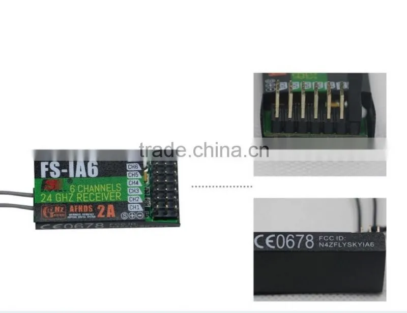 FlySky FS-i6 2.4G 6CH AFHDS RC Transmitter With FS-iA6 Receiver