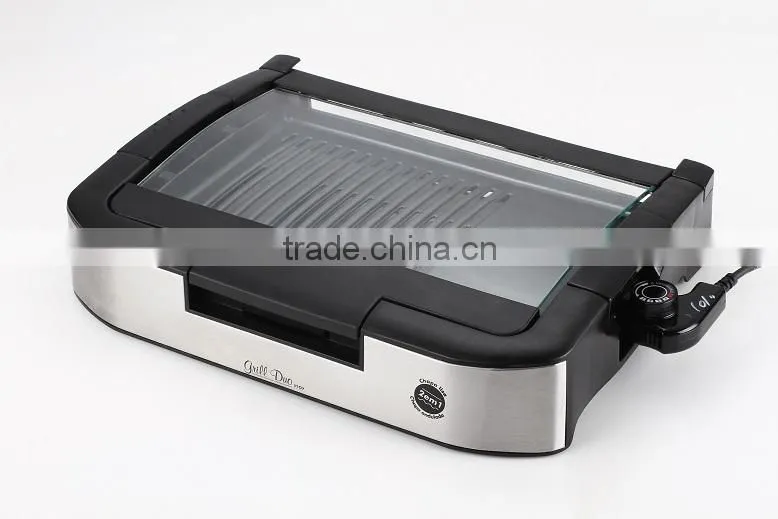 Electric Grill Double Plate Detachable Plate With Window