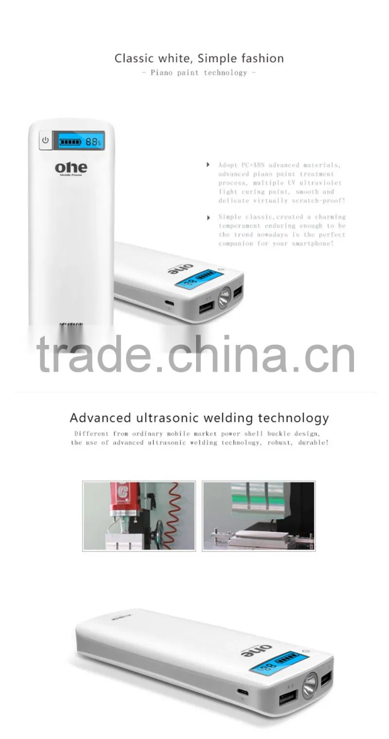 Universal 15600mah Backup External Battery Usb Power Bank Charger for Cell Phone 4s 5s