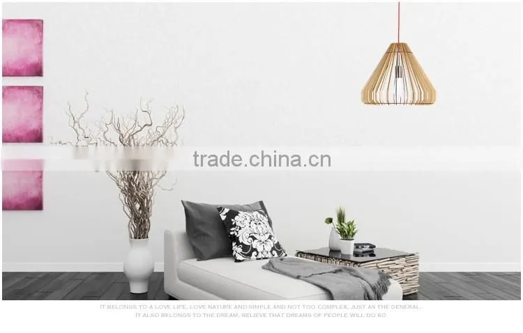 2016 modern ceiling wooden pendant lamp JK-8005B-13 LED pendant light