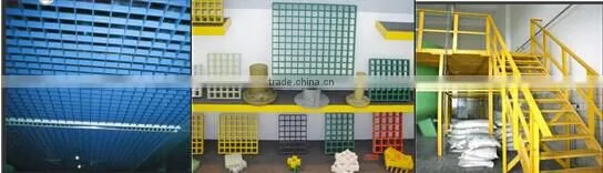 "Fiberglass Reinforced Plastic grating Ladders with Cage "