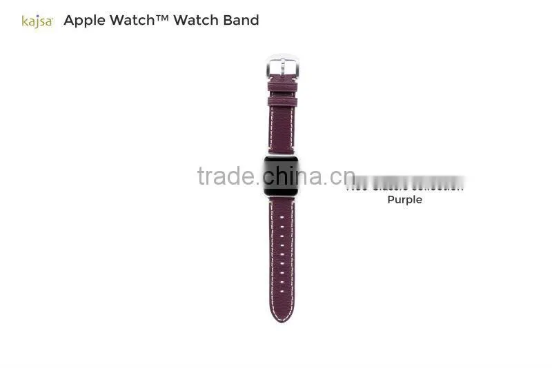 Original kajsa Neo Classic Collection Genuine Leather Watch Band Wrist Strap For 42MM Apple Watch MT-3967