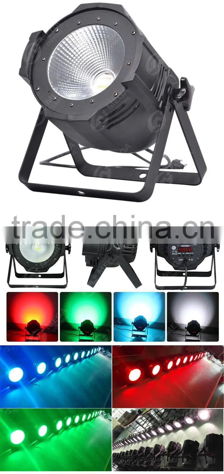 hot new products for 2016 4in1 RGBW 200W cob led par light
