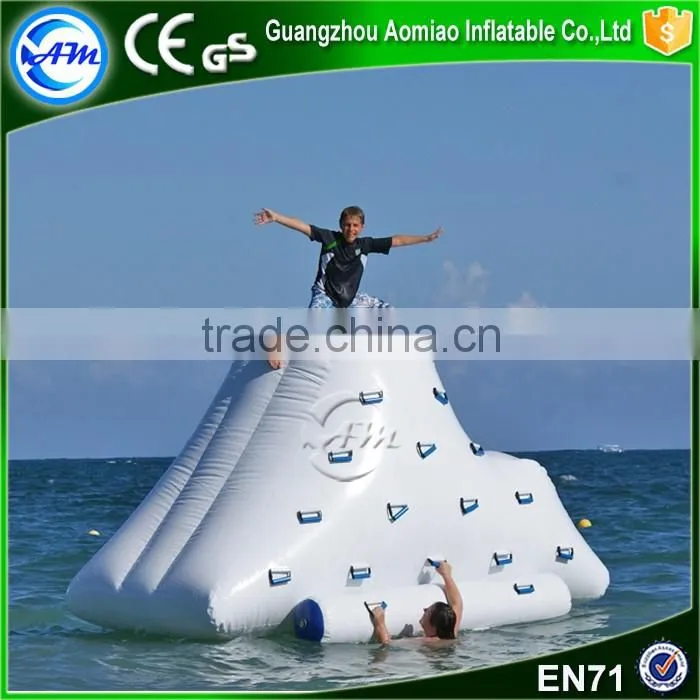 water park inflatable iceber climbing wall mobile climbing wall