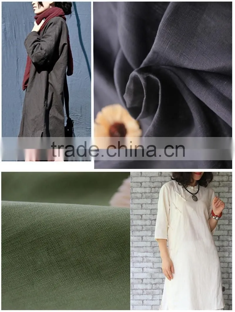 100% linen fabric