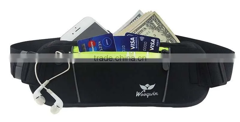 Sports Running Waist Money Belt Pack Runner Belt Secure Travel Money Wallet for Iphone