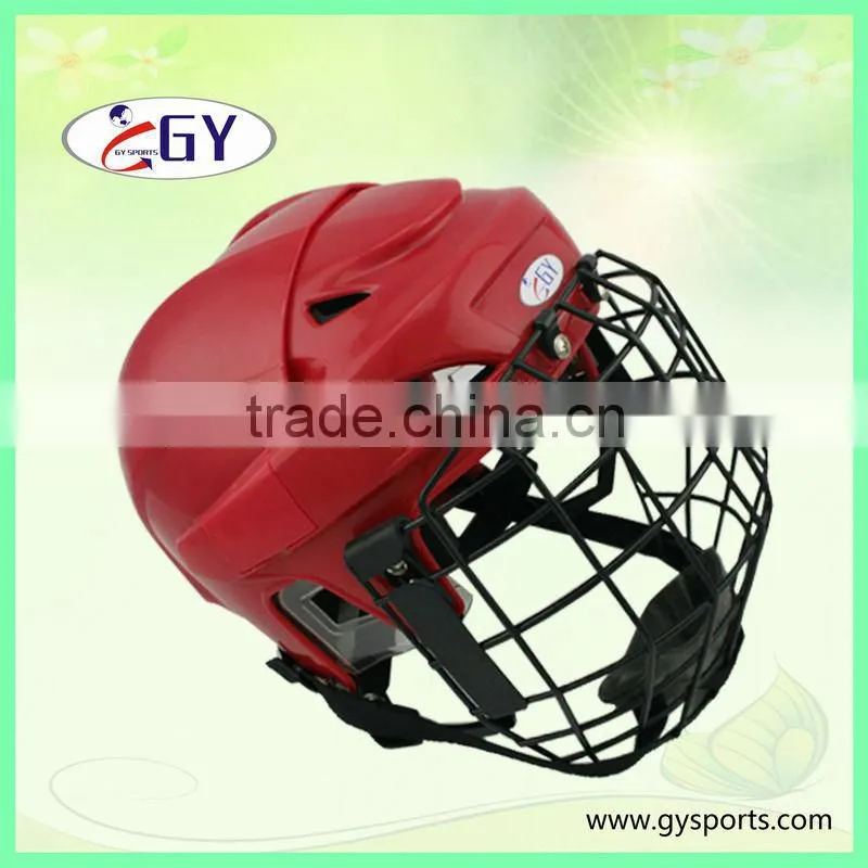 Ice hockey Players helmet with A3 stainless steel cage