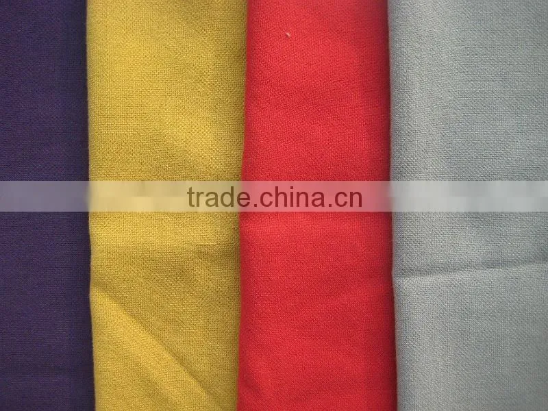 poly viscose stretch fabric/two layers