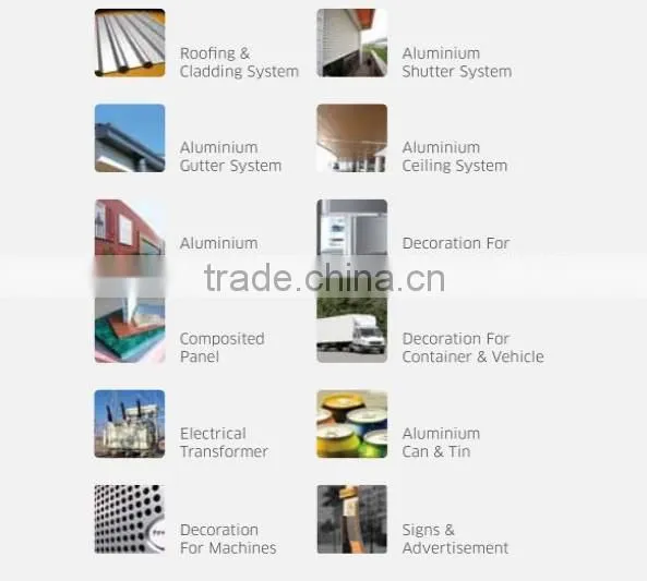 Color prepainted aluminium coil manufacturer located in Henan China