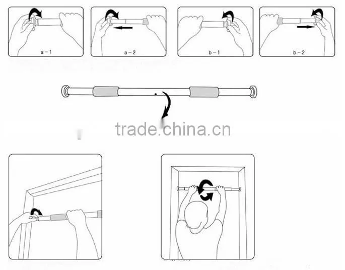 Newest Door Chin Up Bar Indoor Gym Bar Multi Door Gym