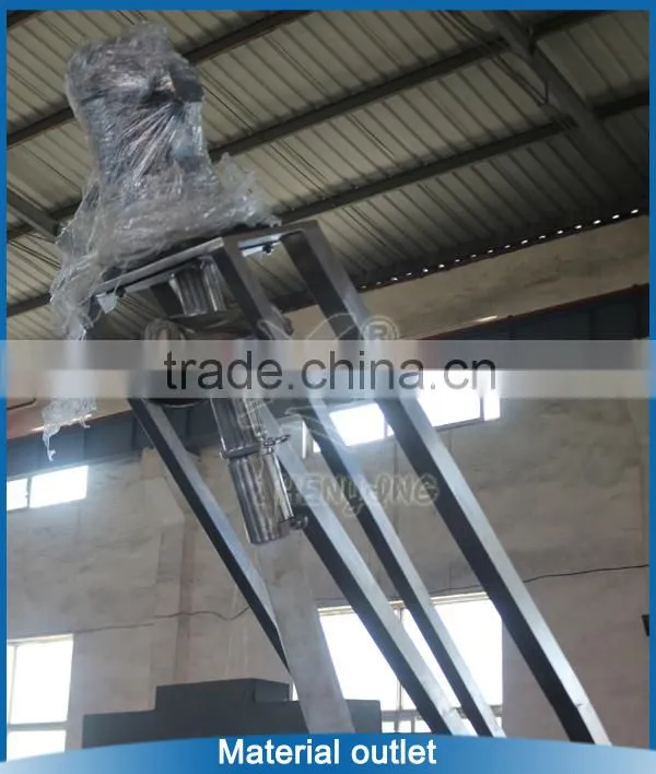 Plastic tube screw conveyor for coffee powder and coffee beans