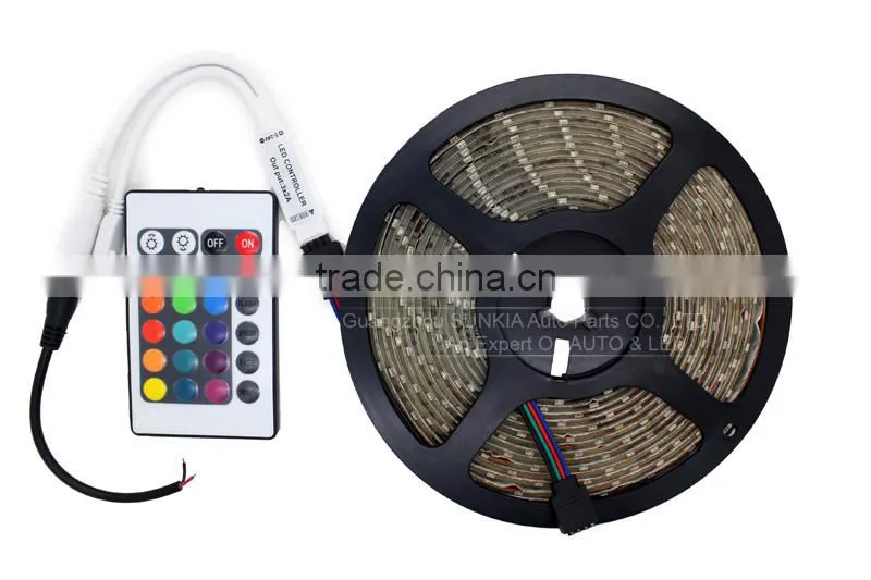 LED 12V Strip Light SMD 3528 300 leds Flexible Lamp RGB rf Controller led strip
