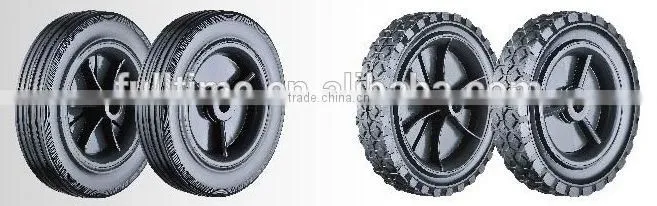 ROHS/PAHS Standard,Rubber Wheel, Solid rubber wheel, Semi-Pneumatic wheel