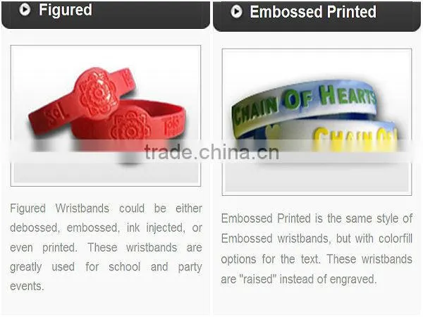 wholesale FDA silicone band silicone wristbands