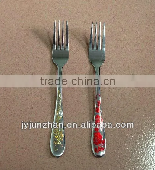 Stainless fruit fork with mirror polishing Factoy directly in Jieyang