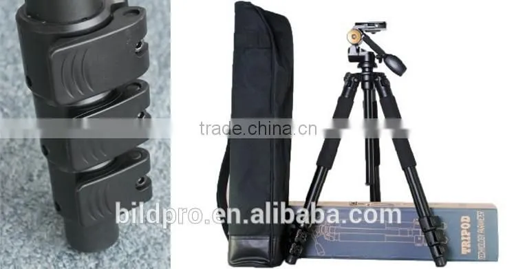 BILDPRO 1.8m Professional Tripod Head Duty Stand DV Tripod 360 Fluid Pan Head