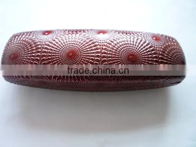Metal Any Color Hard PU Glasses Case