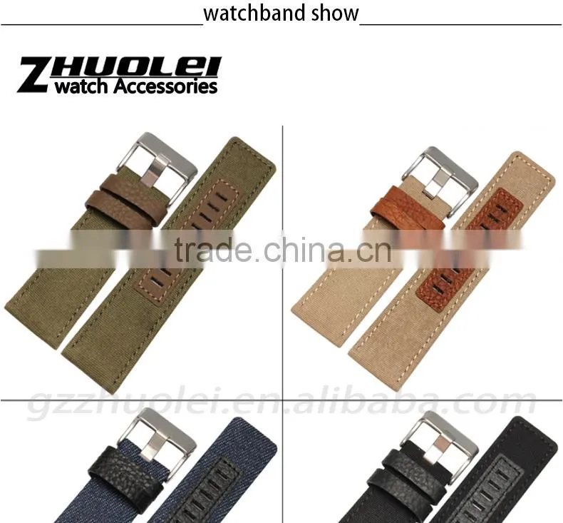 26mm high quality nylon Watch strap with stainless steel buckle Wholesale 3PCS
