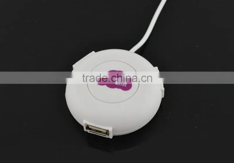 Perfect Promotional Gifts Webkey Round Hub BUtton Shape USB 2.0 Hub Mini Slim Hub
