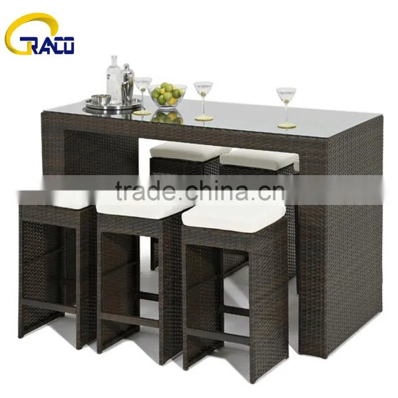 Outdoor furniture rattan furniture set