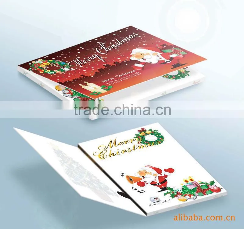 greeting card with sound chip for promotion