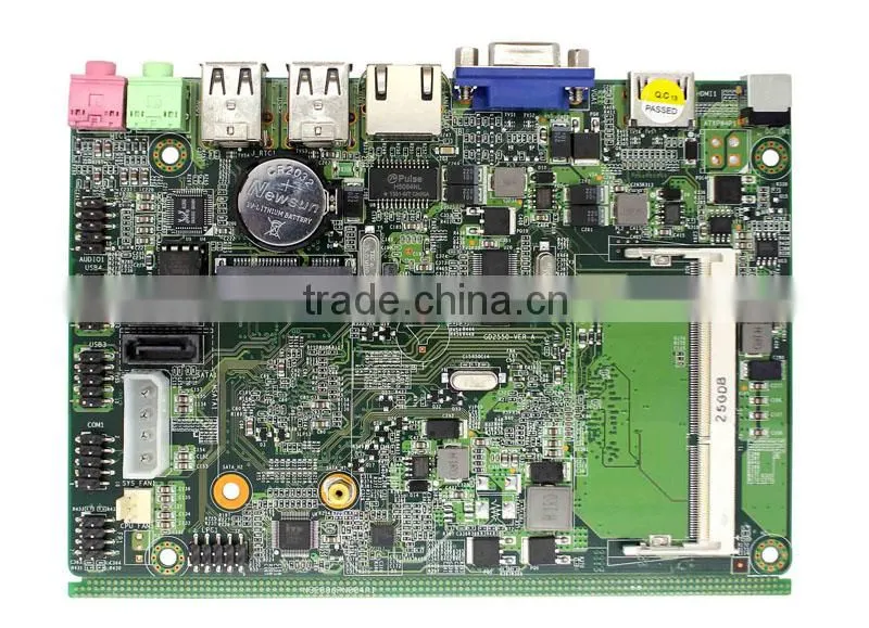 Factory price! hot selling! Intel atom D2550 fanless mini itx motherboard, atom D2550 motherboard, Desktop motherboard
