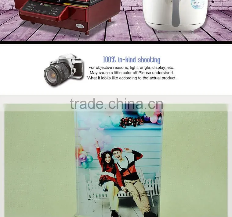 sublimation crystal photos frame at low price wholsale BSJ-28A