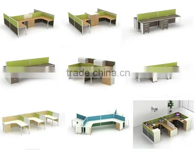 l shape office computer desk/I shape office partition