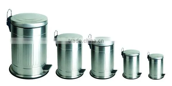 30L Euro best selling soft close Steel Rubbish Bins Dustbins for hotel