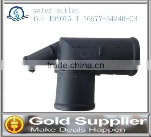Brand New water outlet for TOYOTA T16577-54240-CH with high quality and competitive pice.