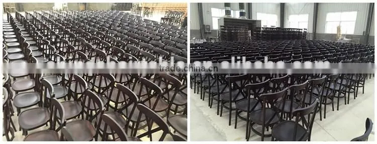 New Design Beech Wood Strong Cross Back Chair