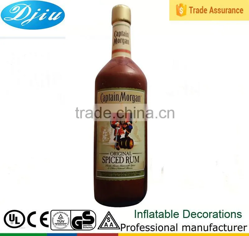DJ-GG-113 New Welcome 13ft Red wine inflatable advertising board decorations outdoor 4m