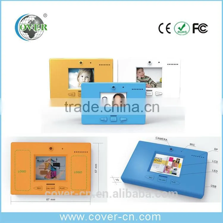 1.8'' mini video fridge magnet messenger video pad/video memo as for gift