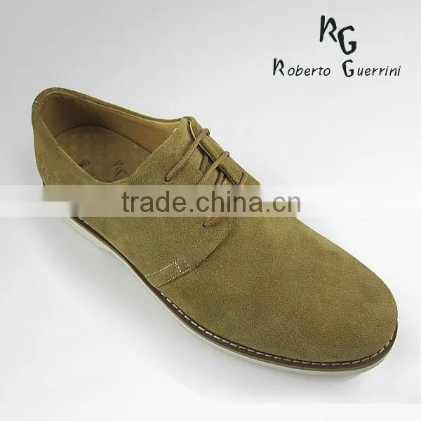 2014 China supplier suede leather casual shoes