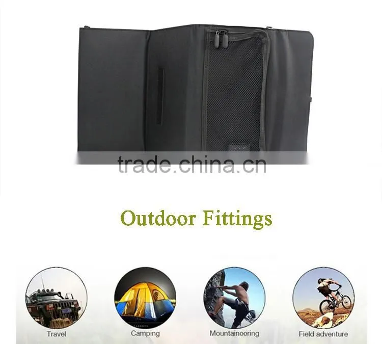 2016 New Design PVC Fabric Mini Usb 18w Portable Solar Panel Charger for Samsung Mobile Phone