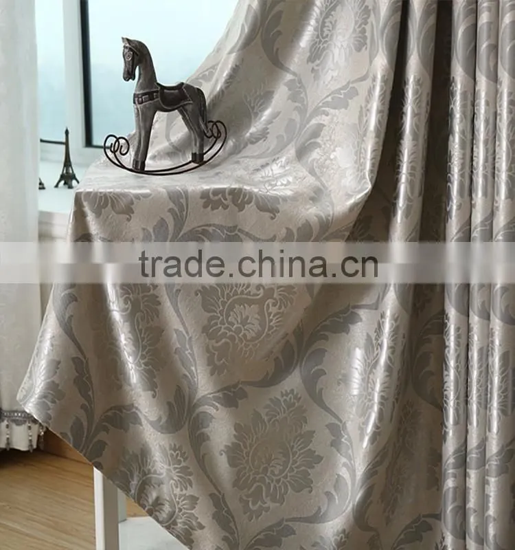 elegant Curtains with eyeletes,Jacquard curtains with attached valance