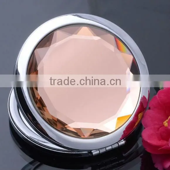 Fashion rhinestone crystal bling folding mirrors