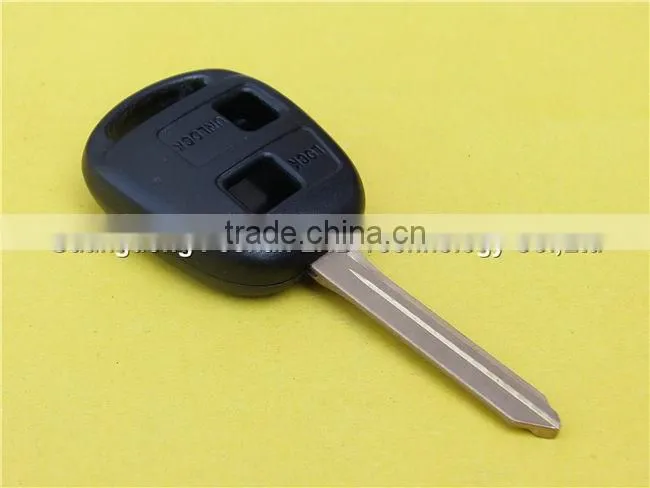Factory Direct 2 button smart key remote shell fob for Toyota car key shell TOY47 blade