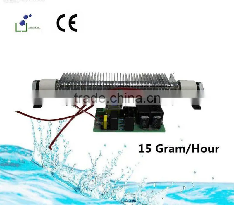 new high quality 1/2/10/15/30/50 Gram /H ozone generator quartz tube