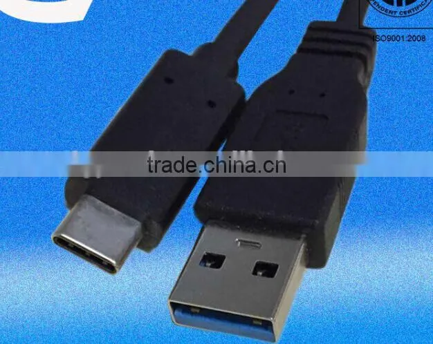 USB 3.0 Type C (USB-C) to Type A (USB-A) 1.0M (3.3 feet) Fast Charging & Data Cable For Apple New Macbook 12,Nokia N1,Chromebook